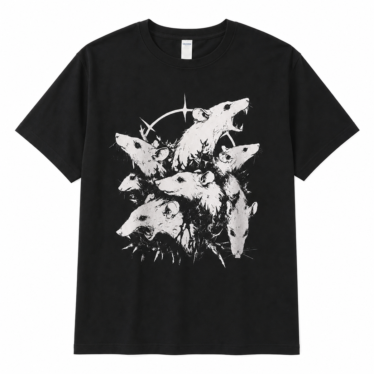 Black Rat Graphic T-Shirt