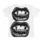 Women's Graphic Lips Short-Sleeve T-Shirt