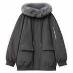 Grunge Women's Hooded Parka Jacket