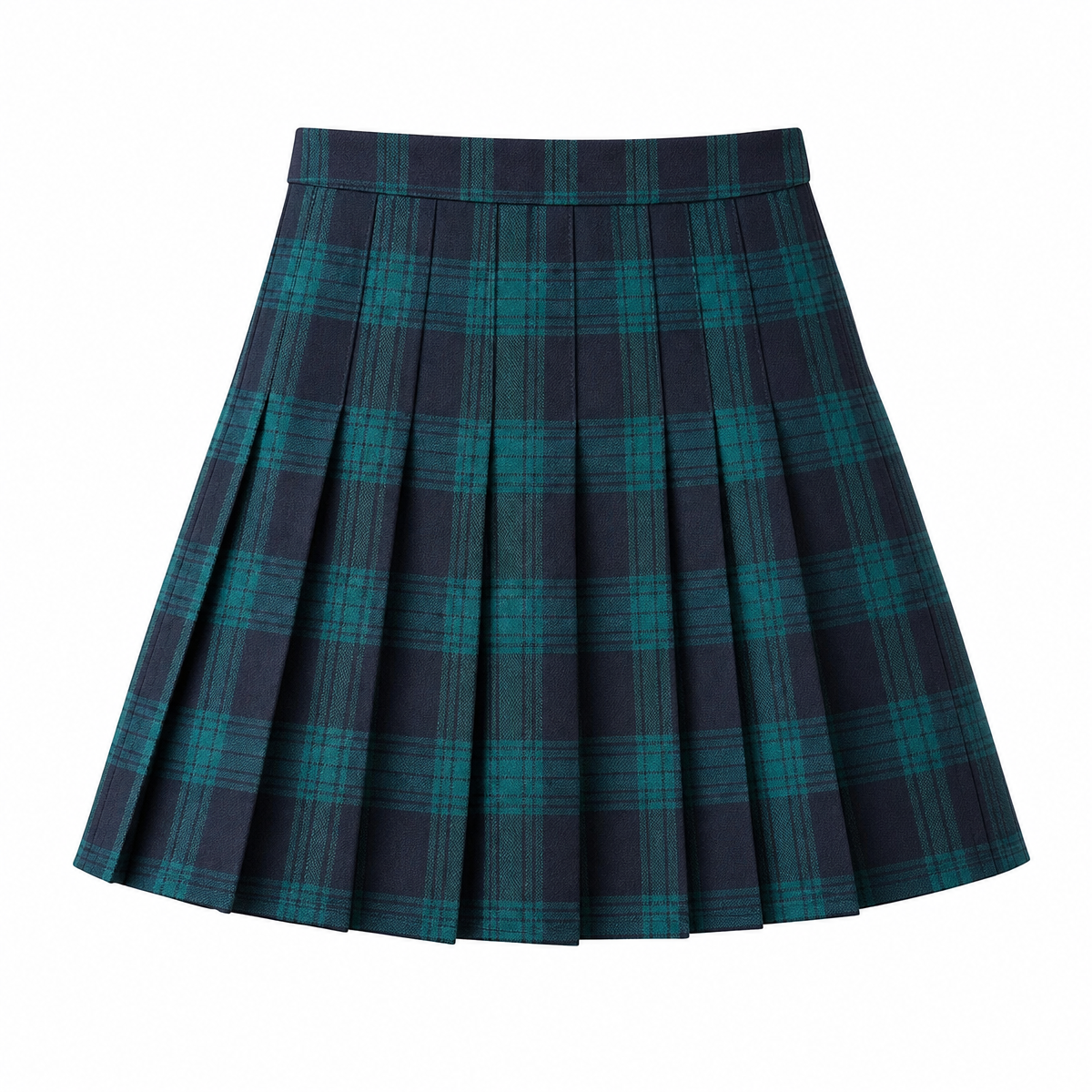 Women's Plaid Pleated Mini Skirt
