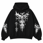 Gothic Graphic Fleece Hoodie