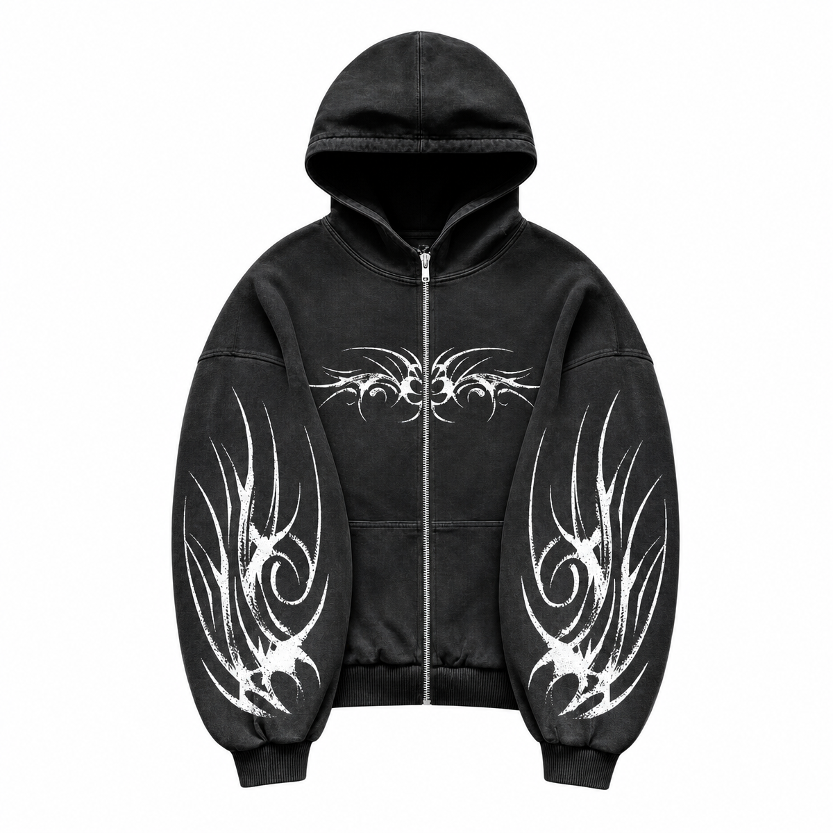 Women's Graphic Zip-Up Hoodie