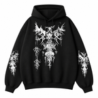 Grunge Graphic Fleece Hoodie