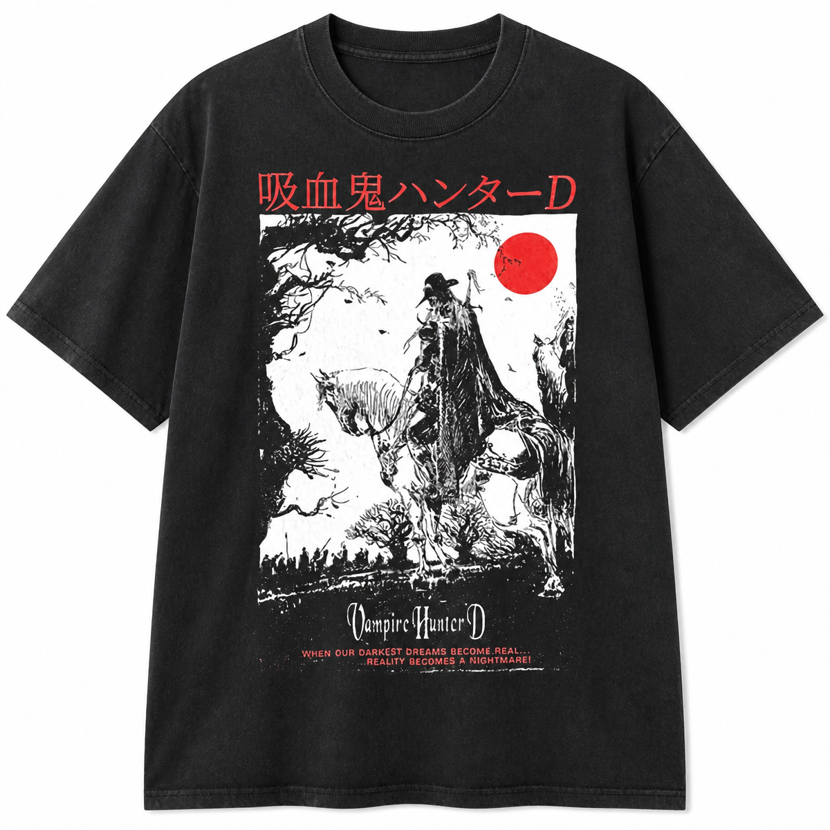 Grunge Vampire Hunter D Graphic T-Shirt