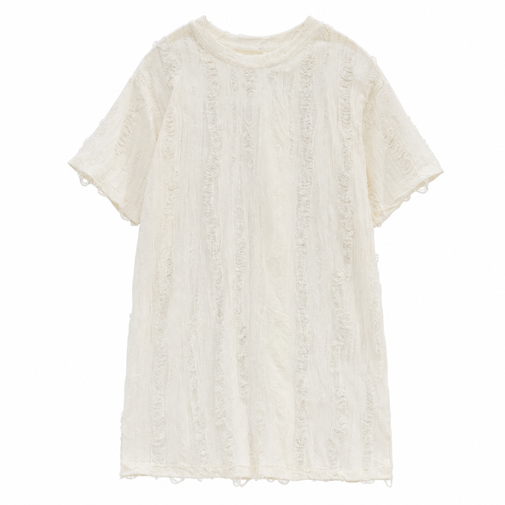 Distressed Short-Sleeve T-Shirt