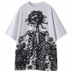Grunge Graphic Print Short-Sleeve T-Shirt