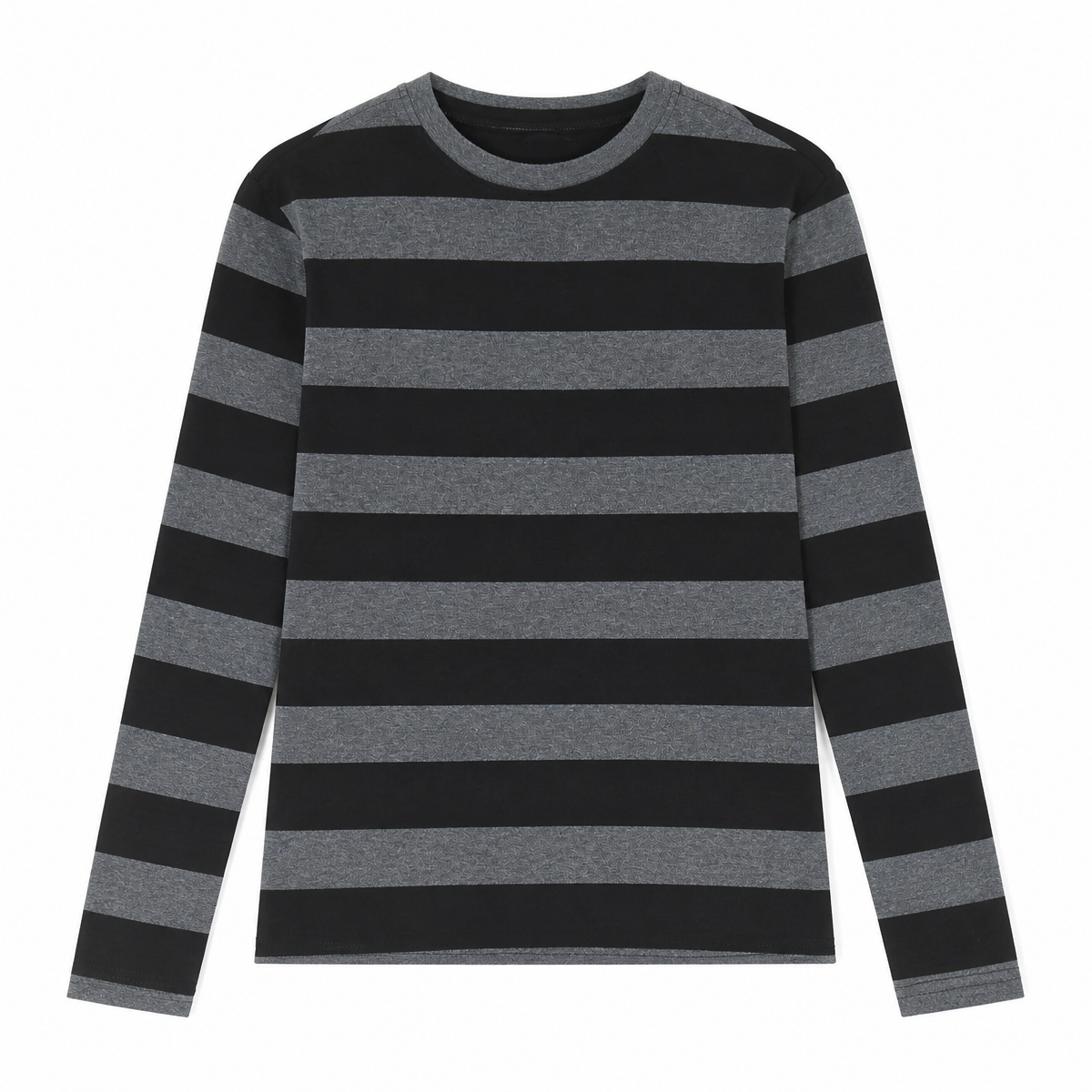 Women's Grunge Striped Long-Sleeve T-Shirt