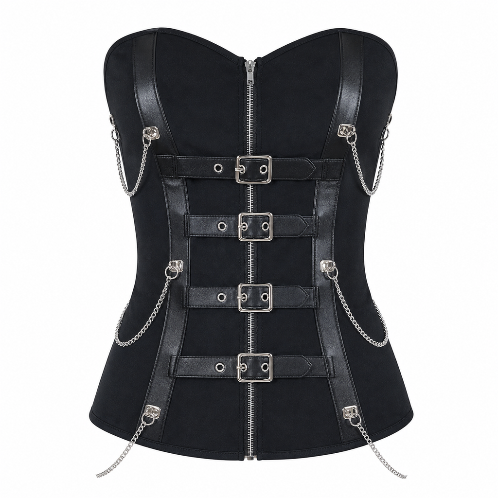 Black Gothic Corset Top