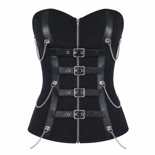 Black Gothic Corset Top