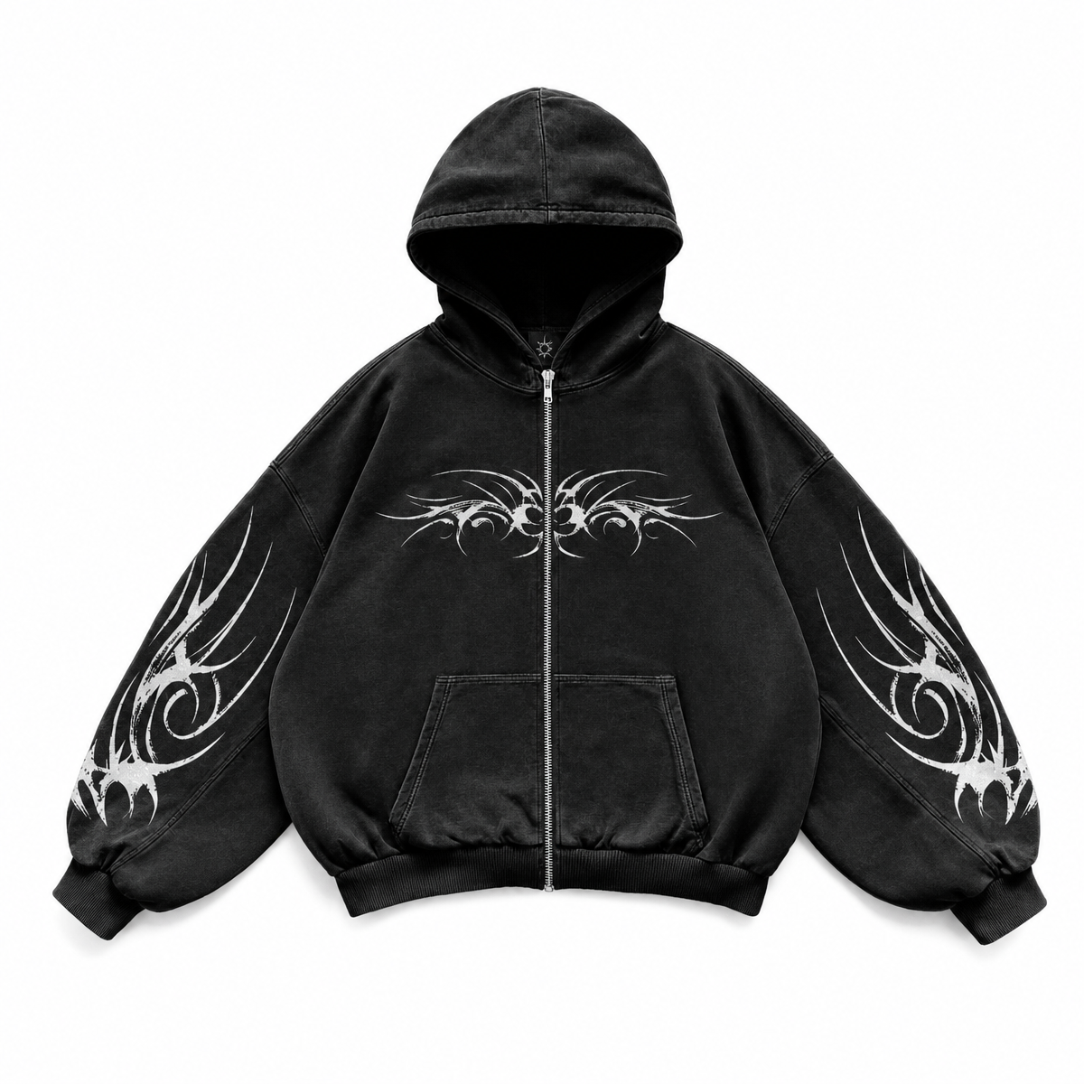 Women’s Graphic Zip-Up Hooded Jacket