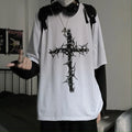 Cross Graphic Long-Sleeve T-Shirt