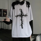 Cross Graphic Long-Sleeve T-Shirt