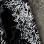 Skull Graphic Drawstring Pants