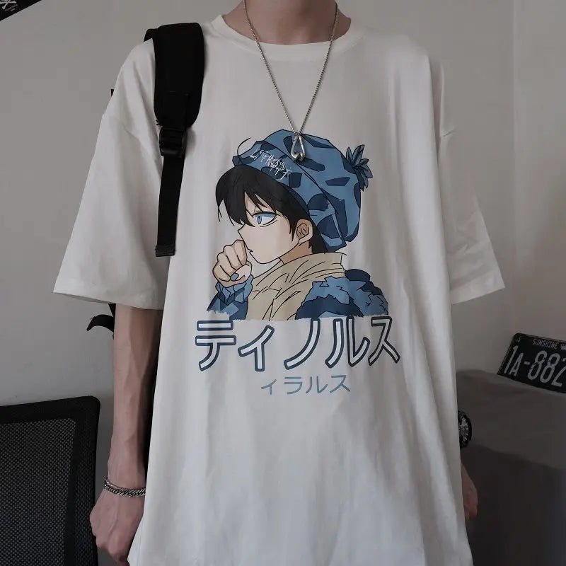 Graphic Oversized Short-Sleeve T-Shirt