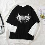 Atrocity Graphic Layered-Look T-Shirt