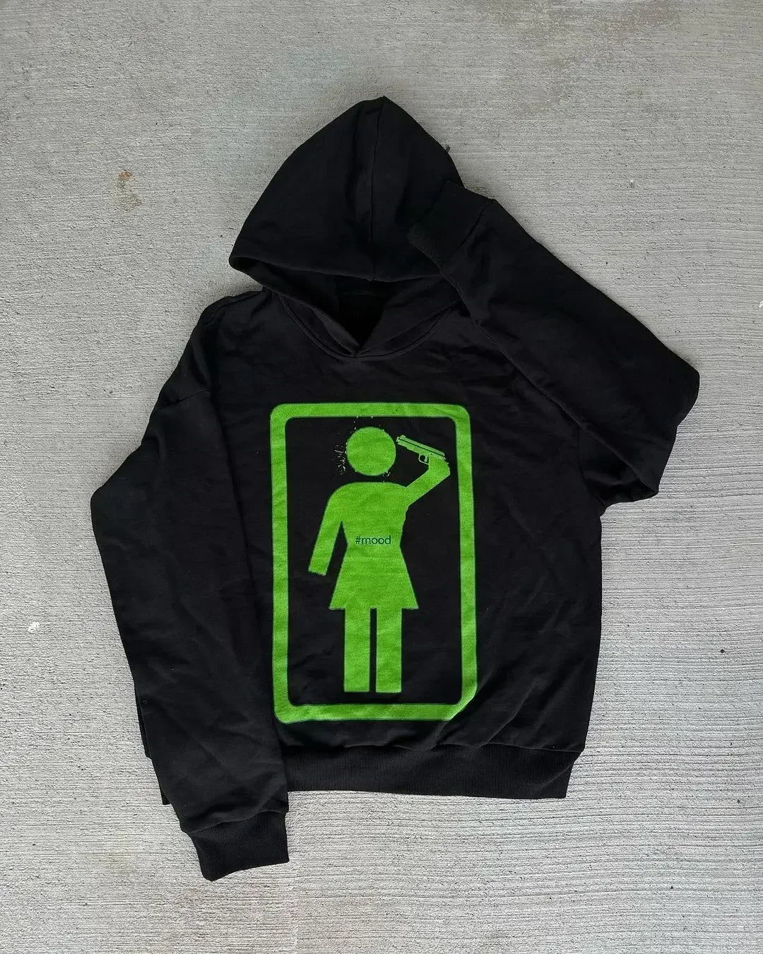 Women's Graphic Pullover Hoodie | Loose-Fit Long Sleeve