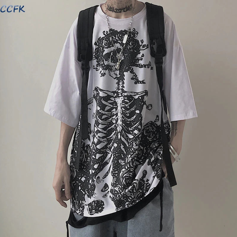 Graphic Oversized Short-Sleeve T-Shirt