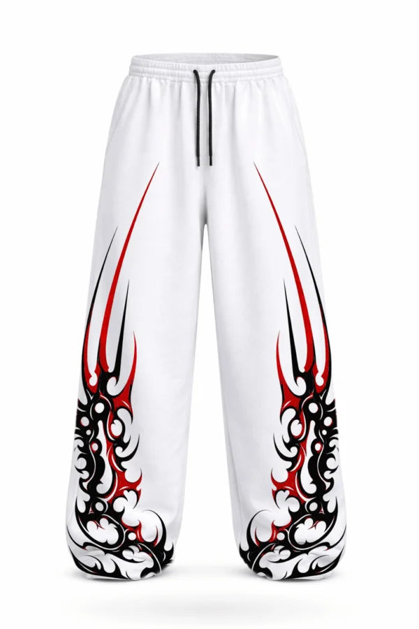 Equinox Flower Graphic Wide-Leg Pants