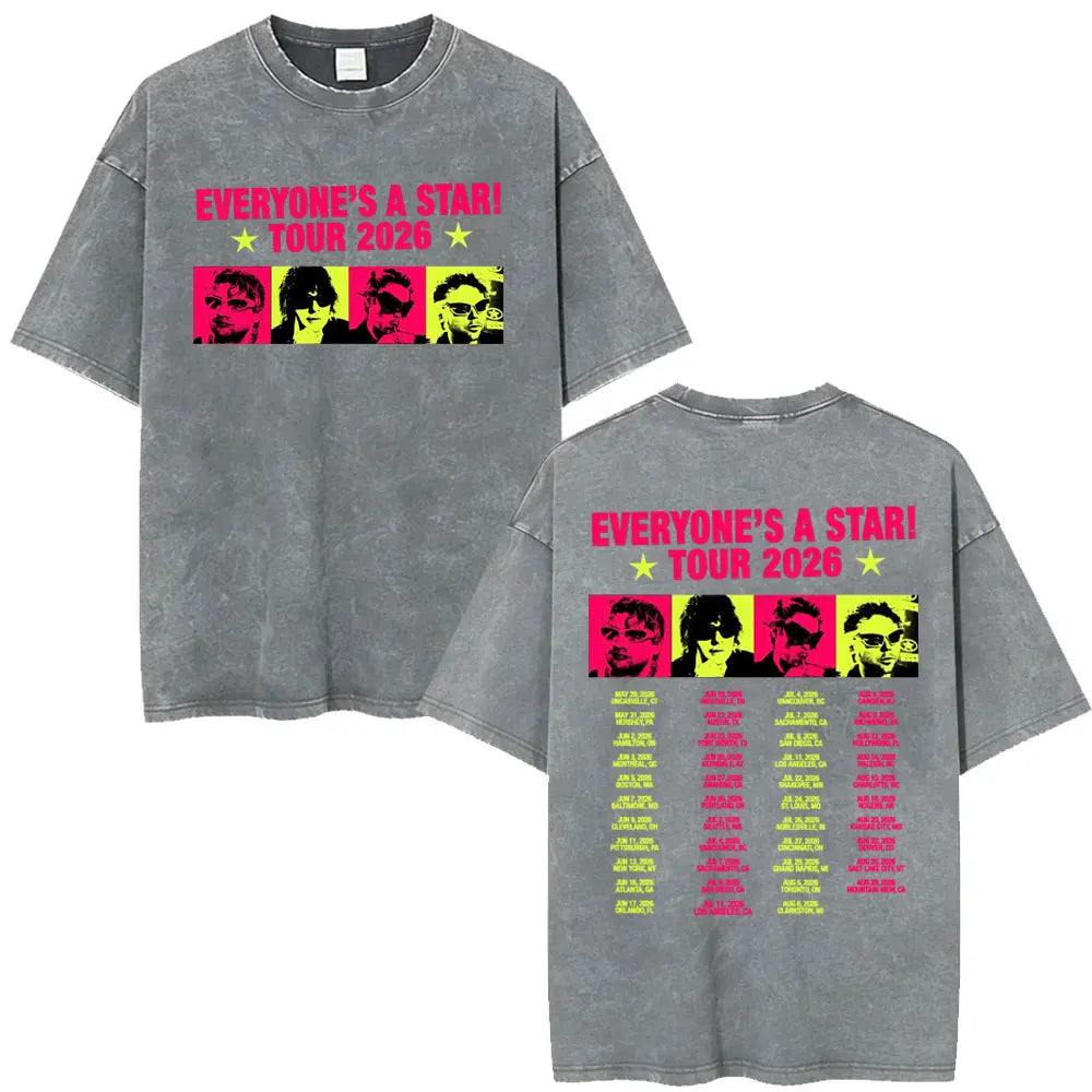 5 Seconds of Summer Everyone's a Star Graphic Vintage-Wash T-Shirt