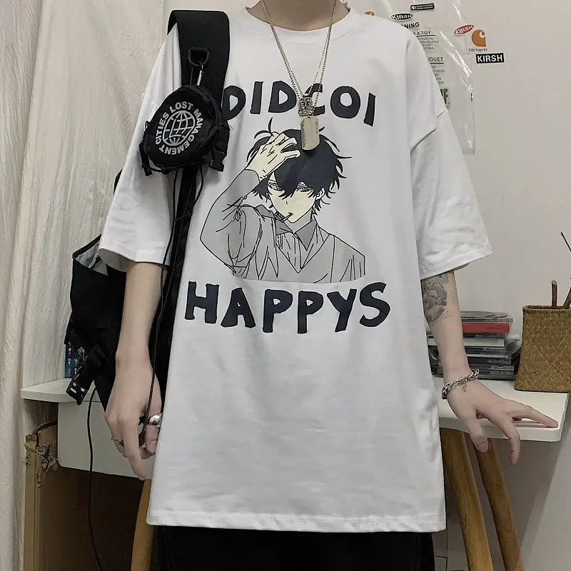 Graphic Oversized Short-Sleeve T-Shirt