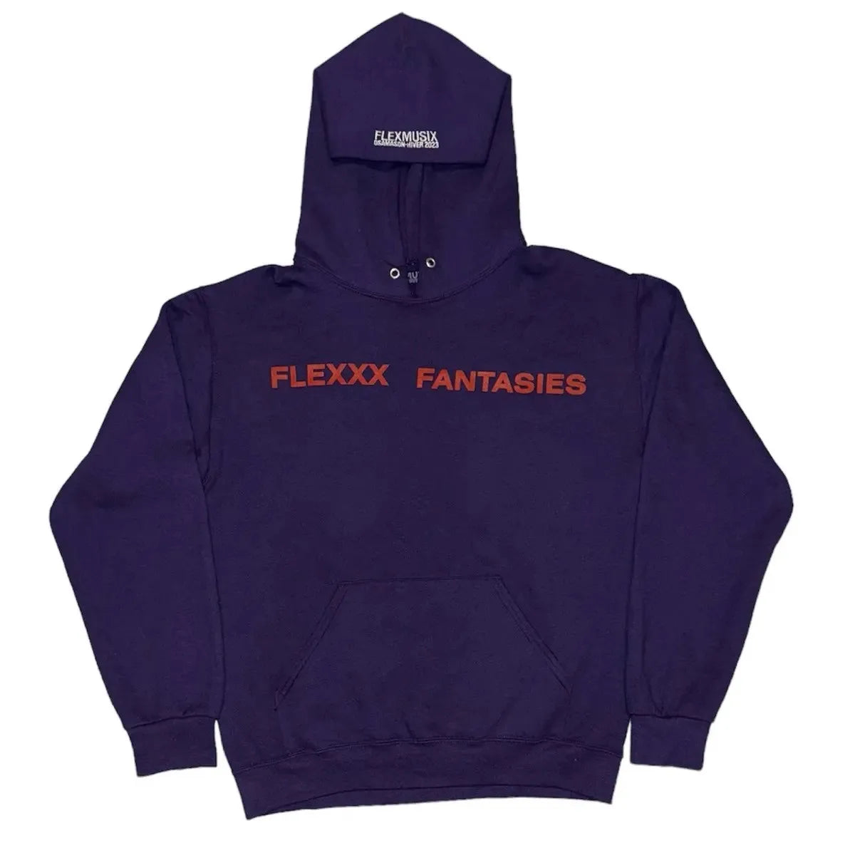 Purple Flexxx Fantasies Graphic Pullover Hoodie