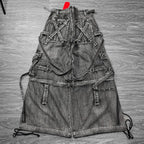 Vintage Washed Multi-Pocket Baggy Jeans