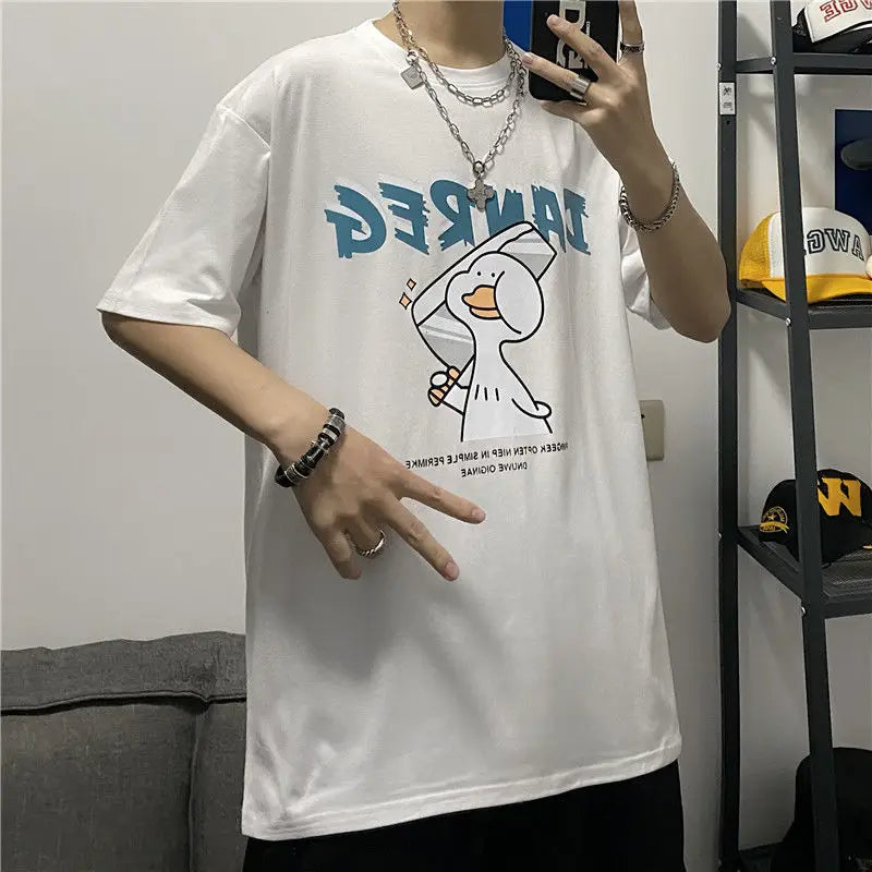 Graphic Oversized Short-Sleeve T-Shirt