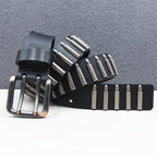 Punk Studded Leather Belt