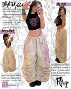 Equinox Flower Graphic Wide-Leg Pants