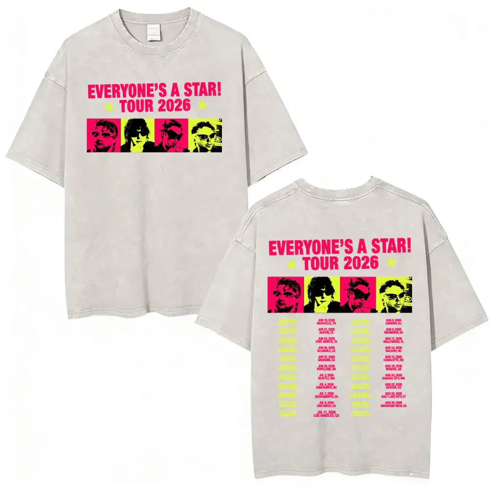 5 Seconds of Summer Everyone's a Star Graphic Vintage-Wash T-Shirt