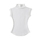 Women's Sleeveless Turtleneck Top - Slim Fit