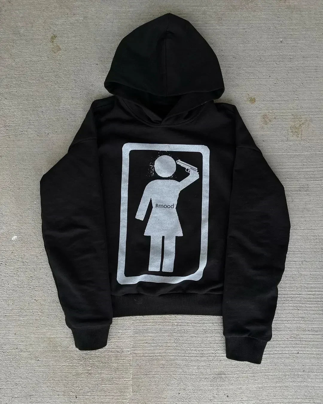 Women's Graphic Pullover Hoodie | Loose-Fit Long Sleeve