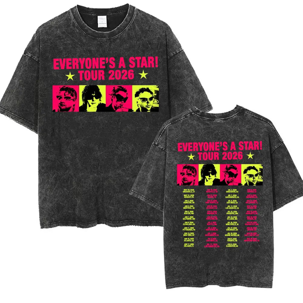 5 Seconds of Summer Everyone's a Star Graphic Vintage-Wash T-Shirt