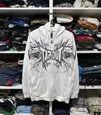 Women’s Graphic Zip-Up Hooded Jacket