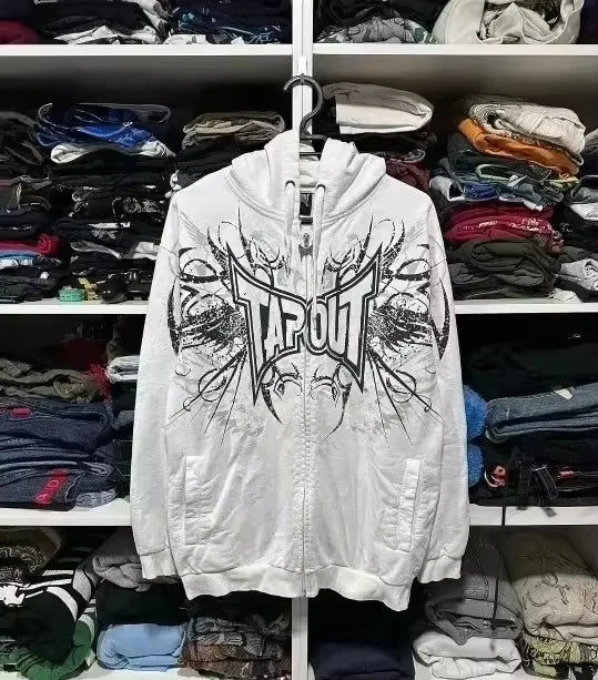 Women’s Graphic Zip-Up Hooded Jacket