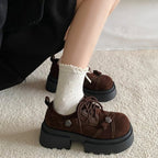 Women's Rose-Buckle Platform Loafers