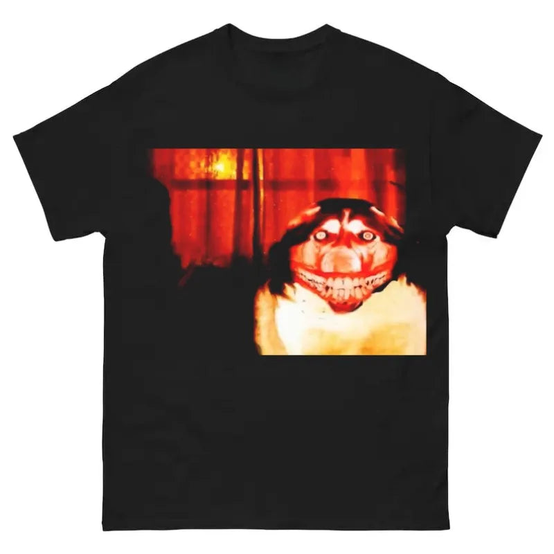 Jeff the Killer Graphic T-Shirt – Black Short-Sleeve Cotton Tee