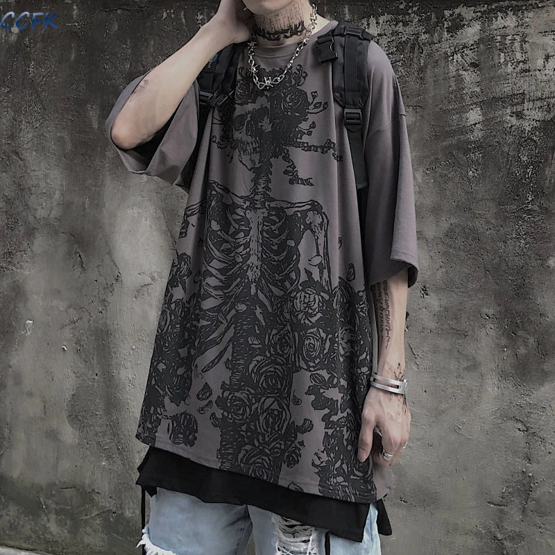 Graphic Oversized Short-Sleeve T-Shirt