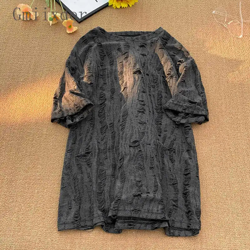 Distressed Short-Sleeve T-Shirt