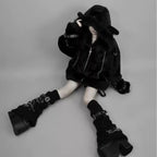 Women's Hooded Winter Jacket with Fluffy Trim