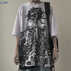 Grunge Graphic Print Short-Sleeve T-Shirt