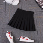 Grunge Plaid Pleated Mini Skirt