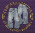 JoJo Wide-Leg Jeans with Zippered Printed Side Panels