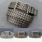Punk Studded Leather Belt