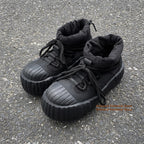 Men's Ankle Boots with Plush Lining and Chunky Rubber Sole