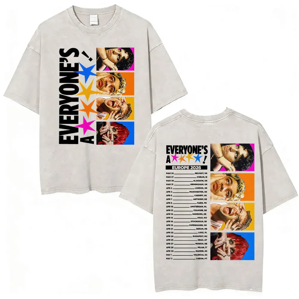 5 Seconds of Summer Everyone's a Star Graphic Vintage-Wash T-Shirt