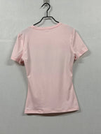 Pink Leopard Flag Graphic T-Shirt