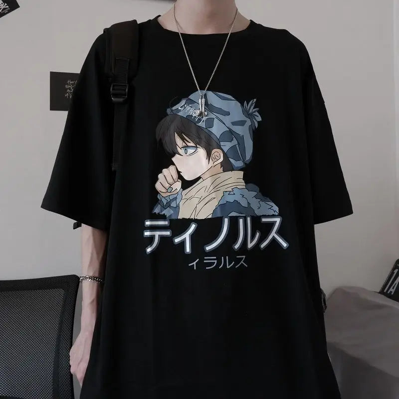 Graphic Oversized Short-Sleeve T-Shirt