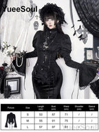 Women's Black Lace Long-Sleeve Top