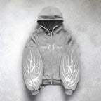 Women's Graphic Zip-Up Hoodie